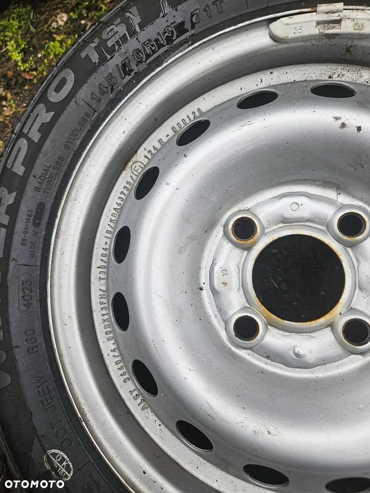 4 koła rozstaw 4x100 145/70r13 zima - 2