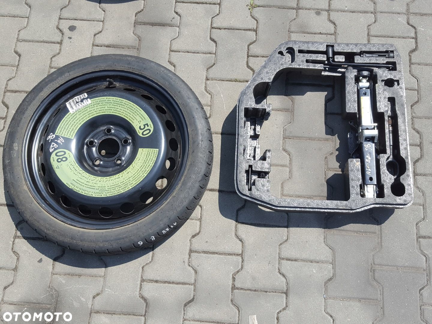 AUDI A4 B8 08-16r A5 8T KOŁO DOJAZDOWE 19 5X112 LEWAREK - 1