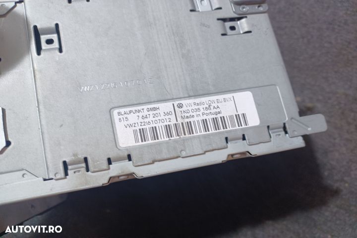 Radio cd 1K0035186AA Volkswagen VW Golf 5 [2003 - 2009] Variant wagon - 3