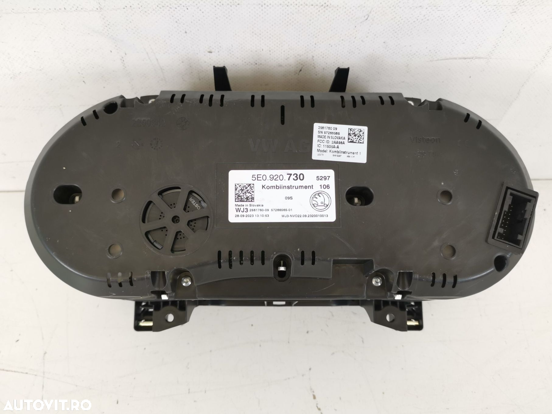 Ceas Bord Skoda  Octavia 3 [2013 - 2017] Original In Stare Buna - 5