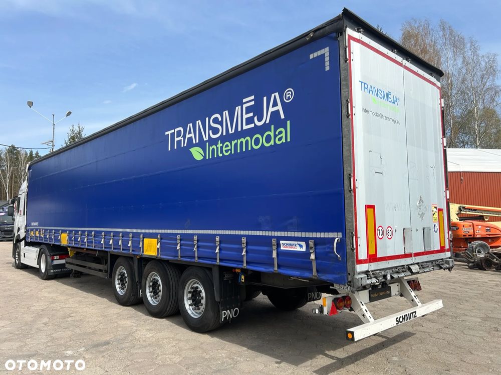 Schmitz Cargobull FIRANKA / PLANDEKI JAK NOWE / 657 841 KM PRZEBIEGU / ŁADNE OPONY / Z PEŁNYM WYPOSAŻENIEM DO ZAŁADUNKU / UCHWYTY PROMOWE / DOSTĘPNE 10 SZTUK KOLORY SREBRNY - NIEBIESKI - CZERWONY !! - 5