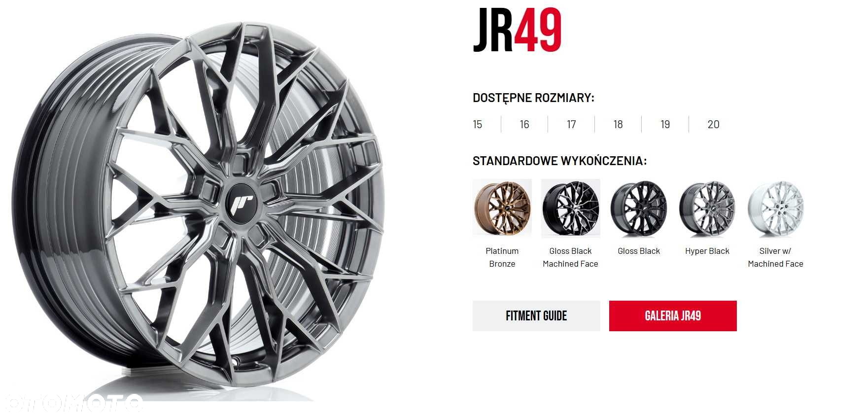 Felgi aluminiowe 19x8.5 5x112 ET30 ET45 Japan Racing JR49 Nowość - 3