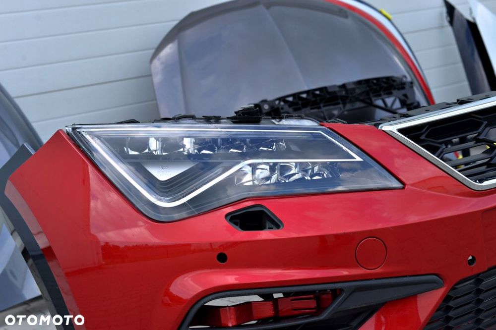 MASKA BŁOTNIK ZDERZAK PAS PRZEDNI BELKA LAMPA LED GRILL SEAT LEON III 3 5F 17- - 15