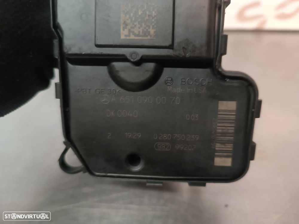 BORBOLETA ADMISSÃO MERCEDES W204 W212 2.1CDI A6510900070 0280750239 - 4