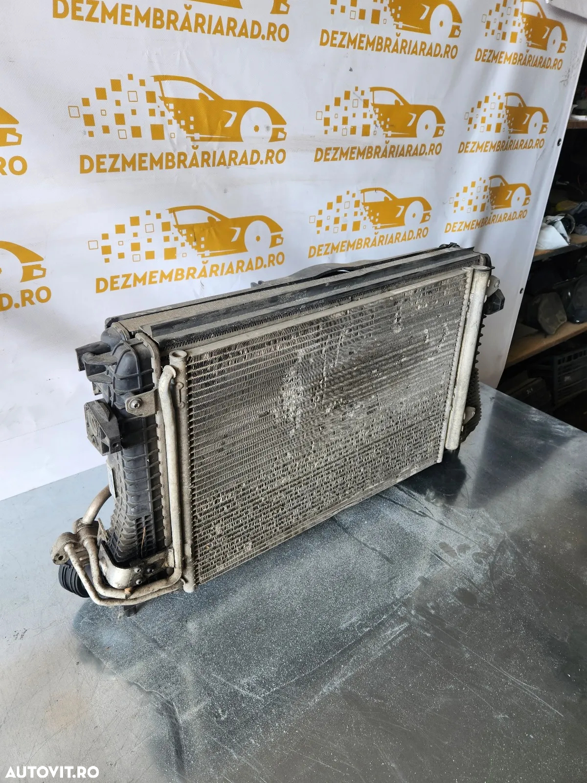 Grup Radiatoare Radiator Apa Antigel Clima Ac Intercooler Termocupla Electroventilator Vw seat Skod - 2