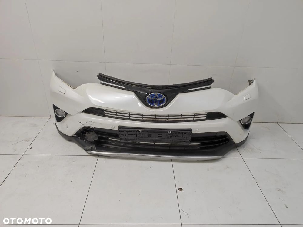 Zderzak przód przedni kompletny 4xpdc Toyota RAV4 IV lift - 1