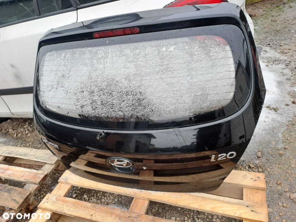 Hyundai I20 błotniki maska zderzak przód drzwi kompletne kod lakieru FR czarne - 5