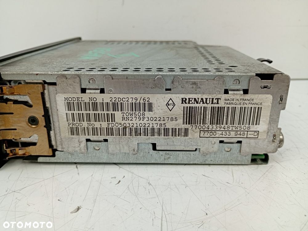 radio cd radioodtwarzacz renault master ii movano lift 2.5 dci 2003-2010 7700433948d - 5