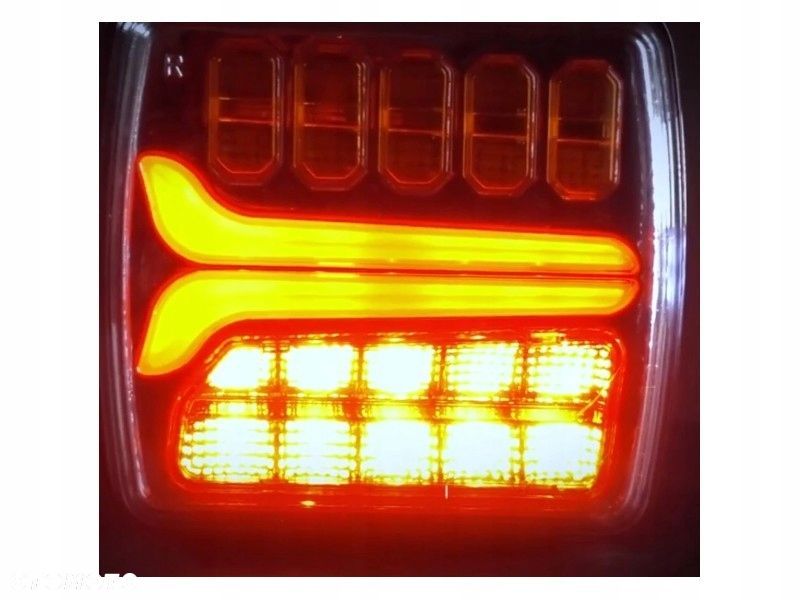 LAMPA TYLNA ZESPOLONA LED PRZYCZEPKA KPL. - 6