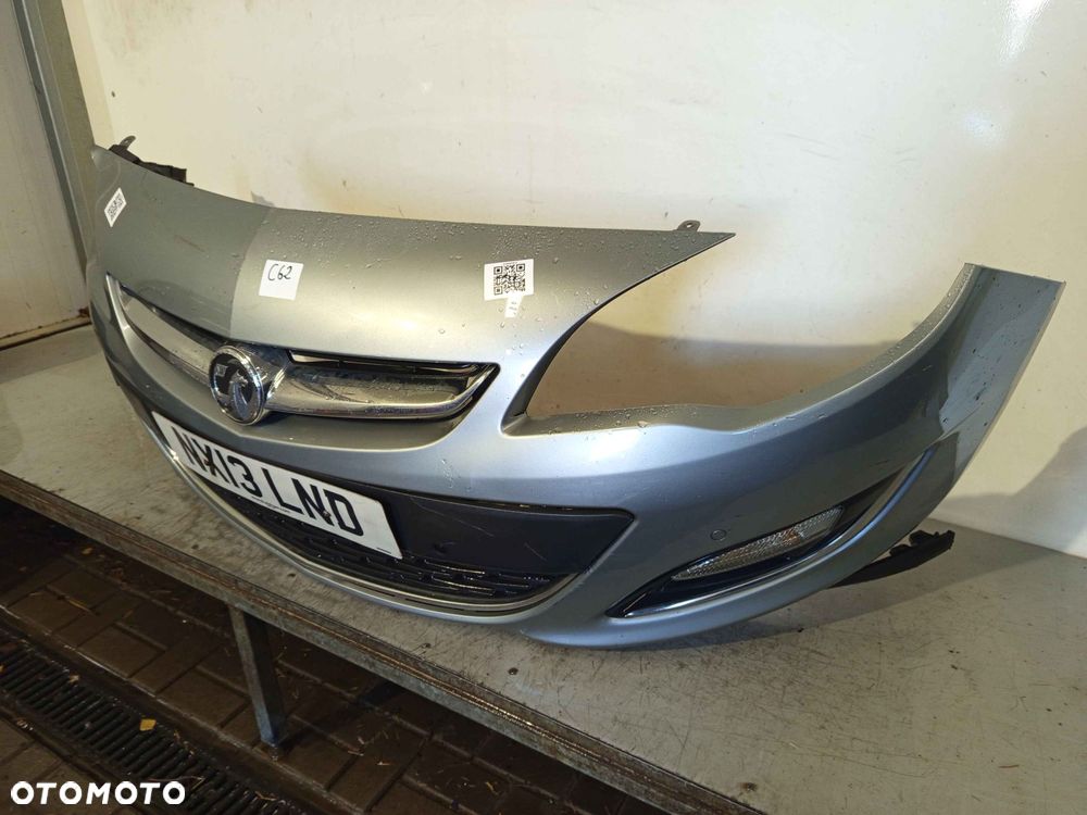 ^ ZDERZAK PRZÓD PRZEDNI OPEL ASTRA J 4 IV LIFT FL Z179 SZARY - 2