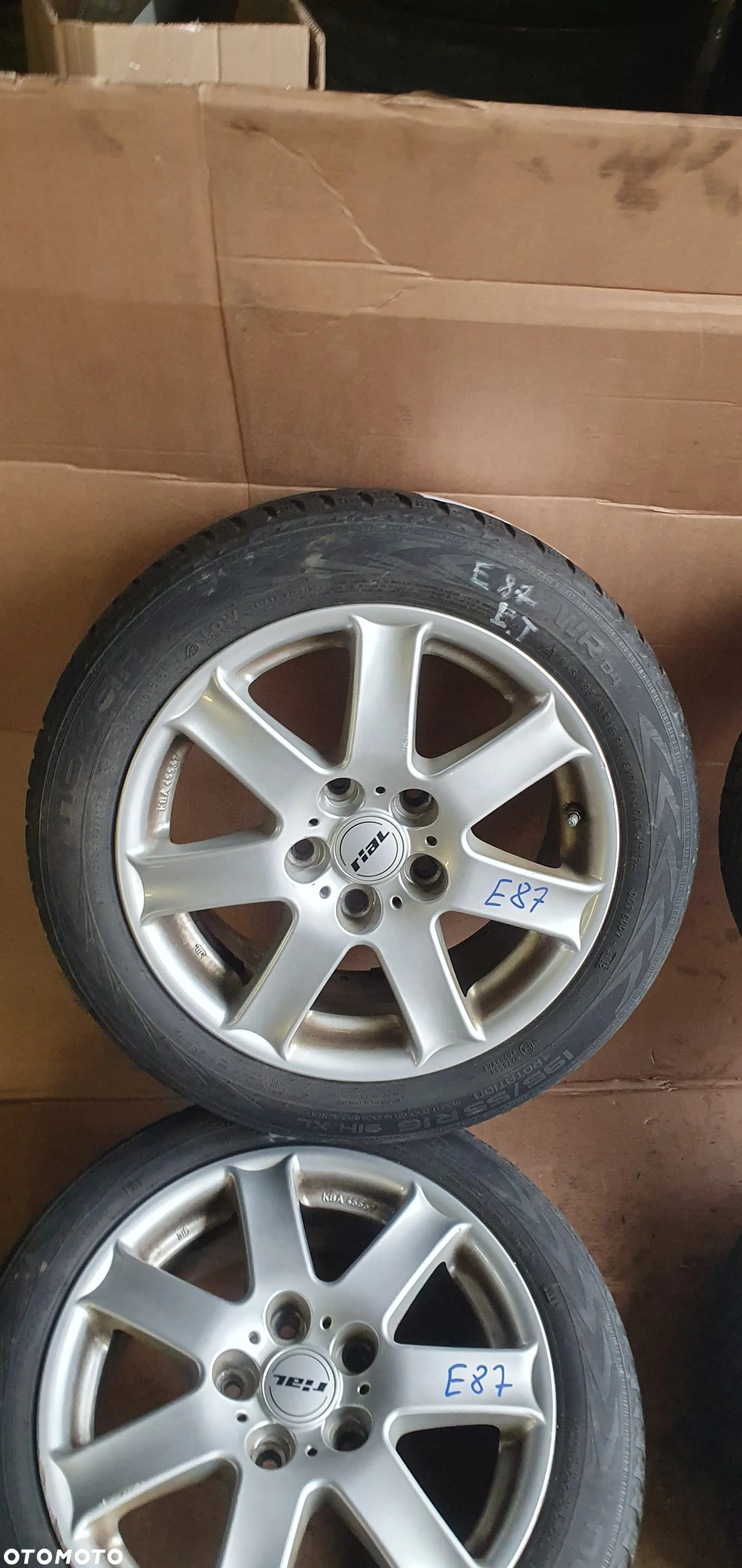 Alufelgi z oponami Rial Germany 5x120 16 7J ET44 195/55 R16 BMW KBA45567 - 3