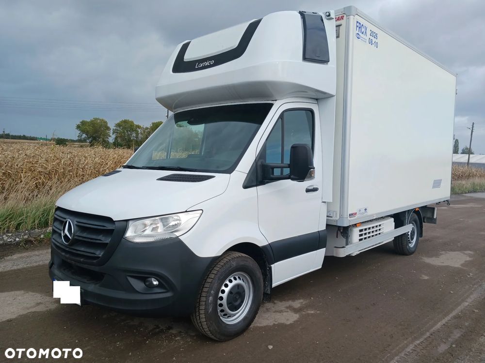 Mercedes-Benz Sprinter 907 Max 20r maxi 316 CDI 160 KM SALON Sypialnia webasto Klima Izoterma Siła Chłodnia Mroźnia Agregat - 11