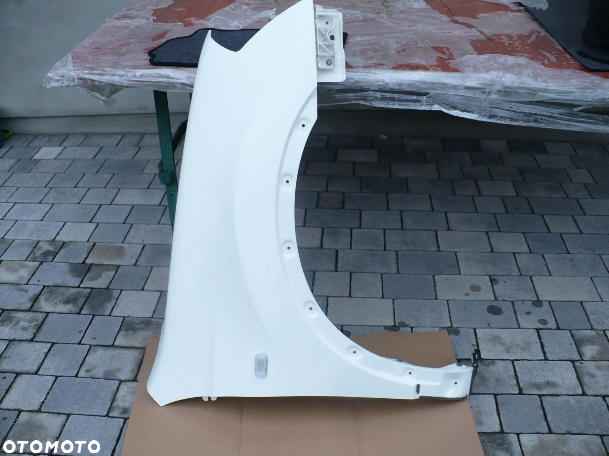 qashqai j10 07-blotnik przod prawy lewy kolor 326 oryginal - 1