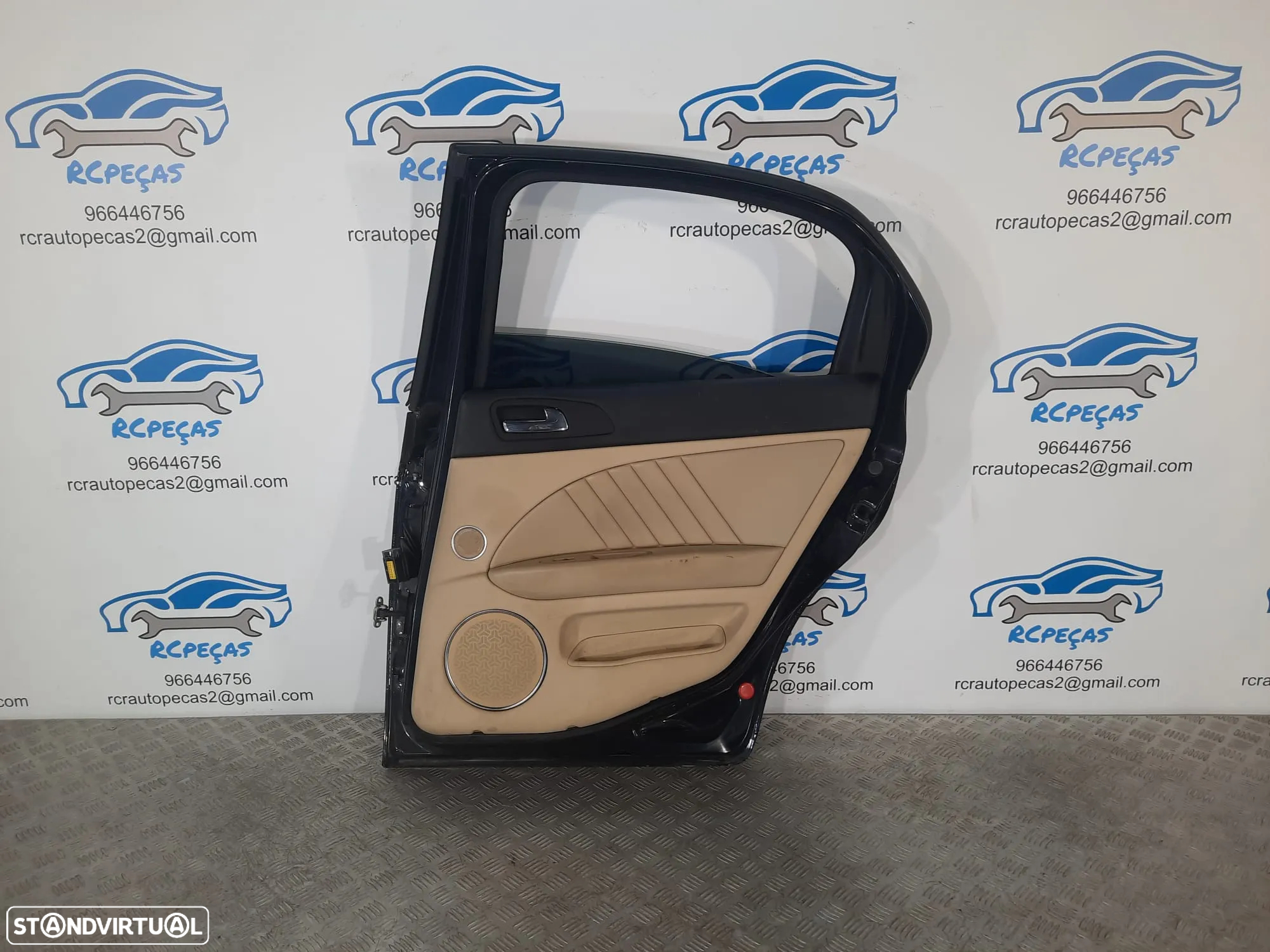 PORTA TRASEIRA TRÁS DIREITA ALFA ROMEO 159 SEDAN CARRO FECHO ELEVADOR MOTOR PUXADOR VIDRO - 3