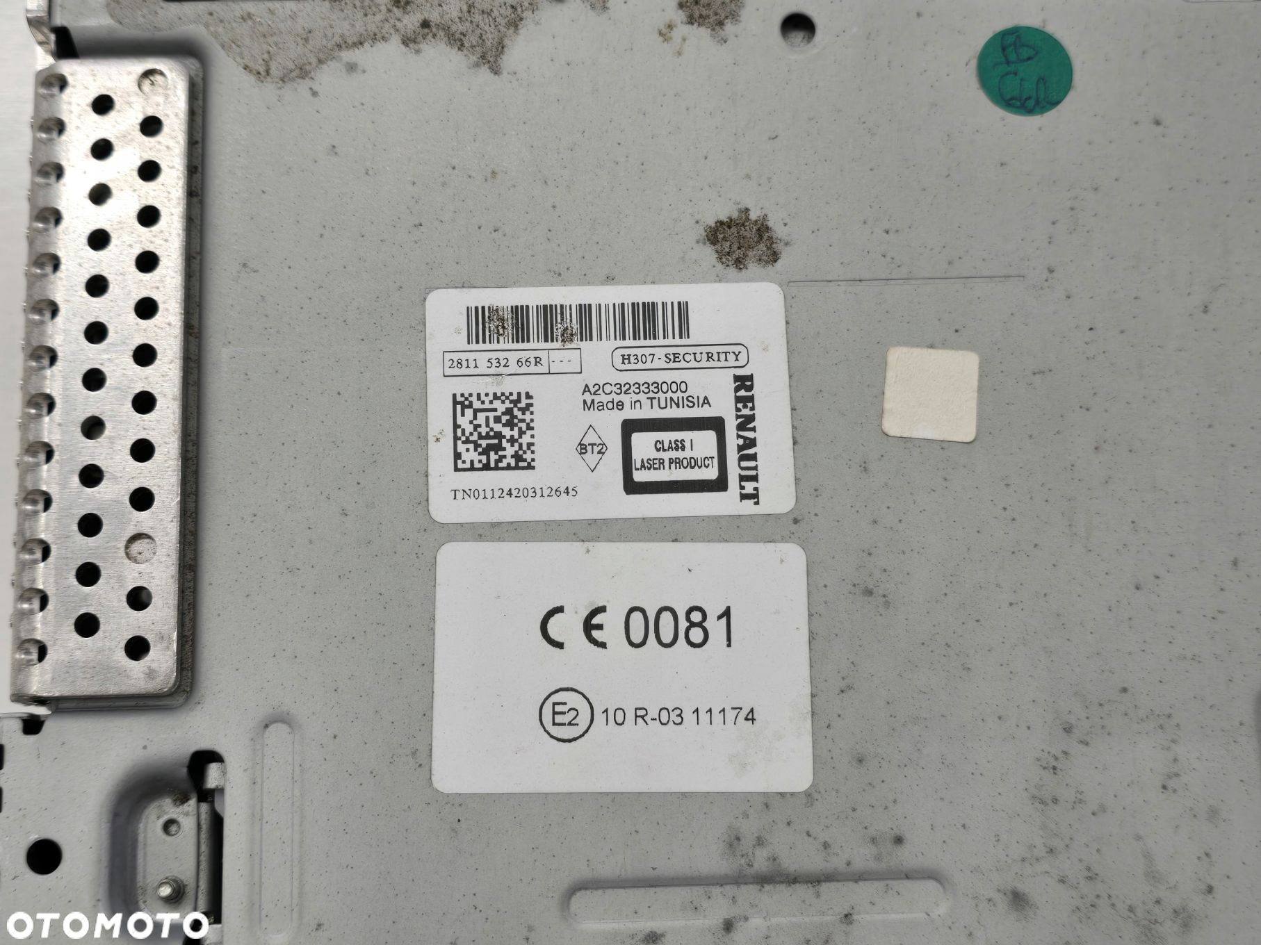 RENAULT MEGANE III LIFT 12R RADIO CD MP3 BLUETOOTH USB AUX 281153266R - 2
