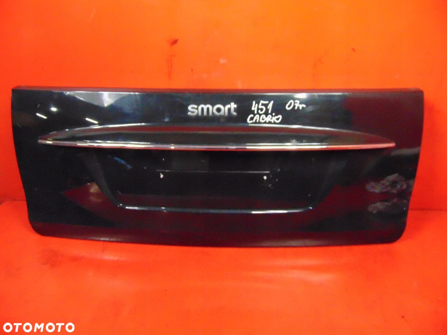 SMART ForTwo II 451 CABRIO KLAPA BAGAŻNIKA BURTA - 1