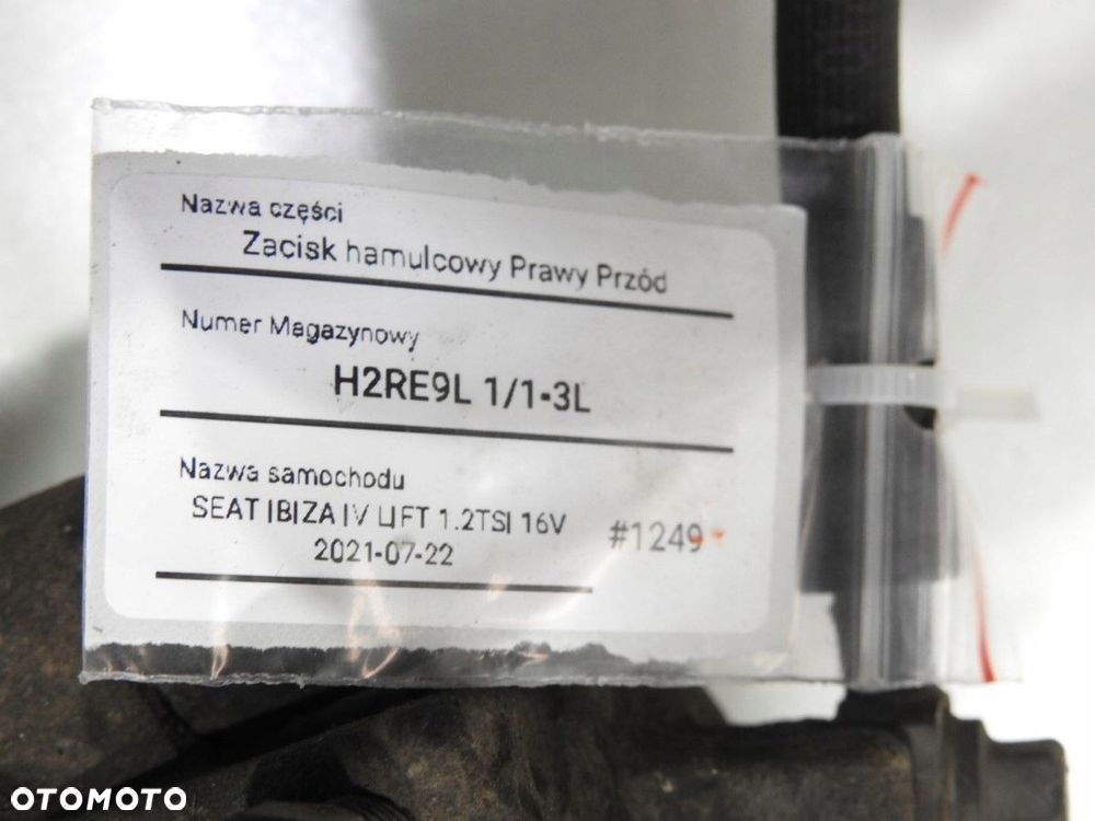 ZACISK HAMULCOWY PRAWY PRZÓD IBIZA IV 6J - 5