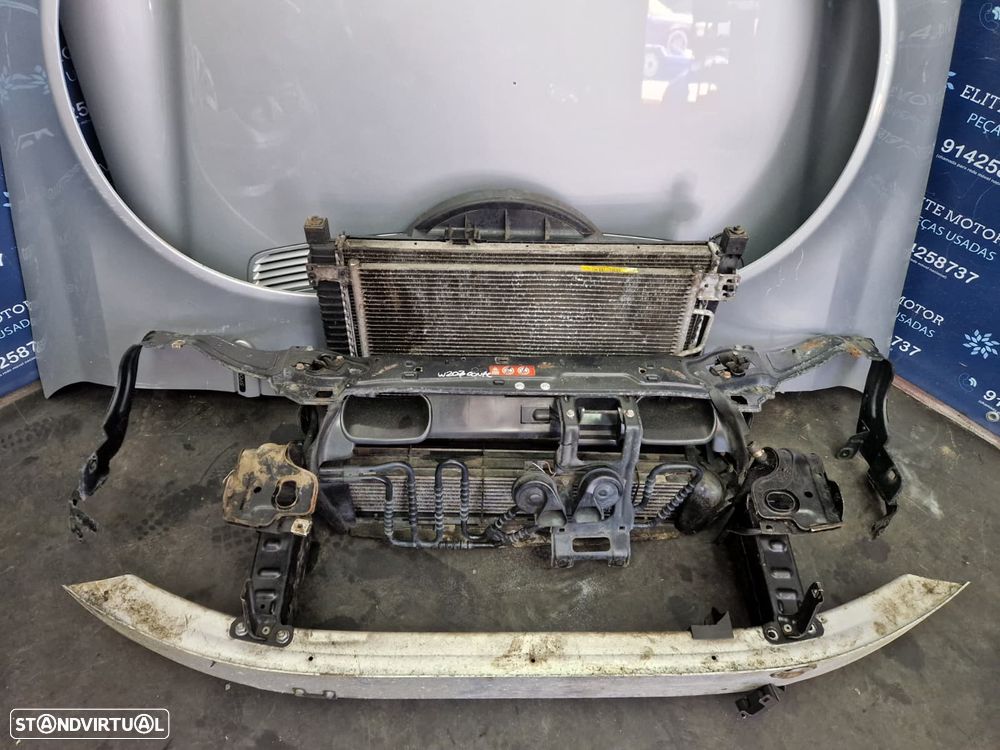 Frente completa usada MERCEDES CLASS C W203 SPORT COUPE AMG 220 CDI parachoques capot oticas guarda lamas reforço - 6