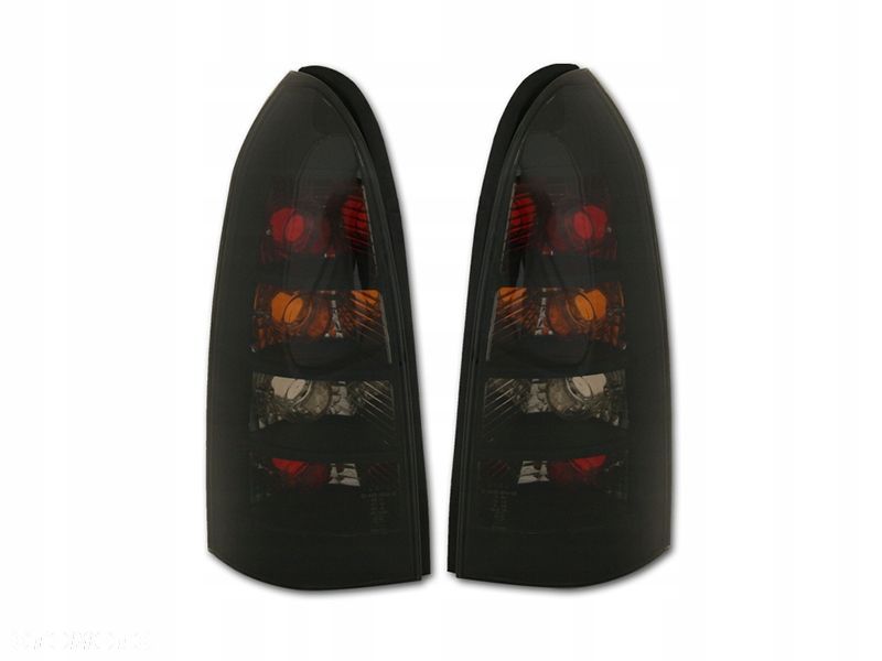 Lampy tyl tylne kpl Black Czarne Irmscher look Opel Astra II 2 G Kombi - 2