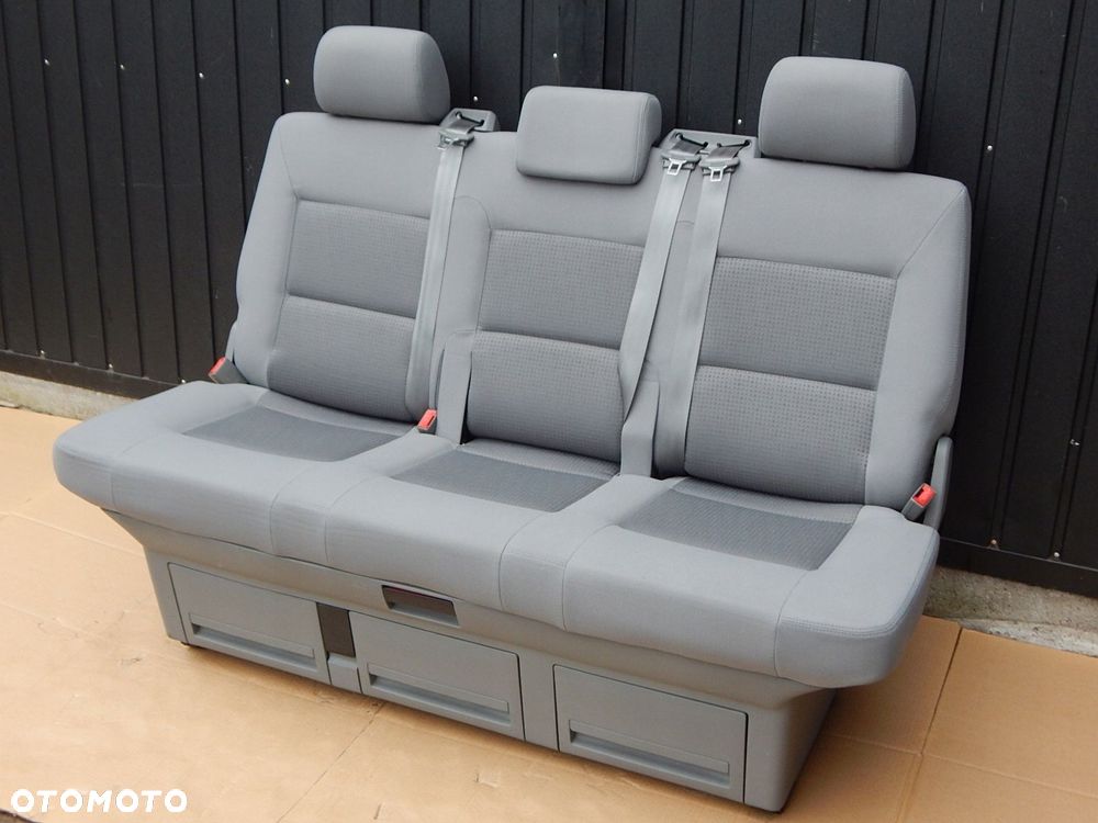 vw t5 t6 multivan fotel kanapa łóżko tył - 2