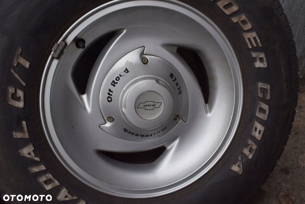 Koła Chevrolet Blazer Marrakesch 255/70 R15 15'' 5x120,65 - 3