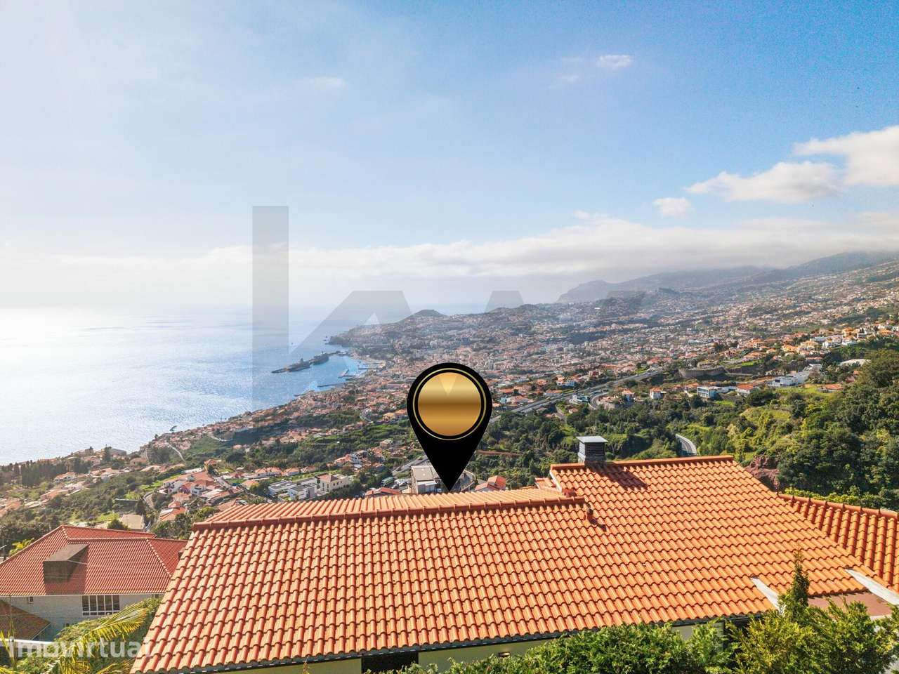 Moradia T4 com piscina e vista oceano, São Gonçalo, Funchal - Grande imagem: 5/60
