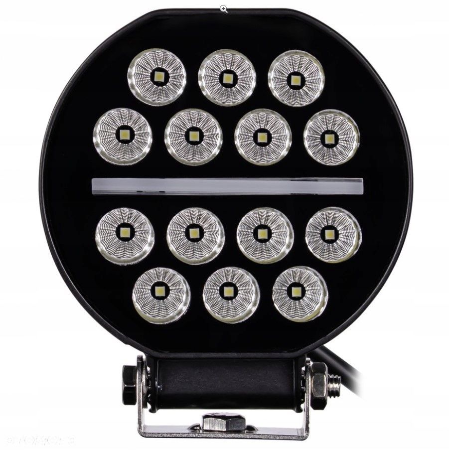 lampa robocza okrągła 14xled + pasek led - 1