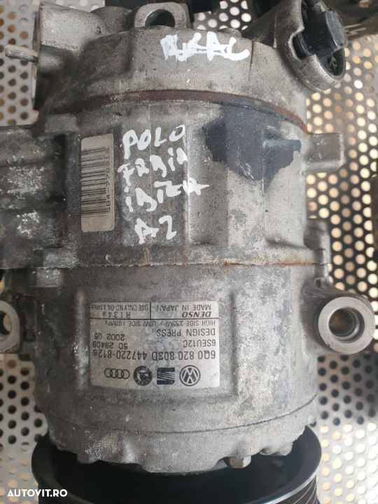 Compresor Clima VW Polo Skoda Fabia Seat Ibiza Audi A2 1.2/1.4 Benzina - 4