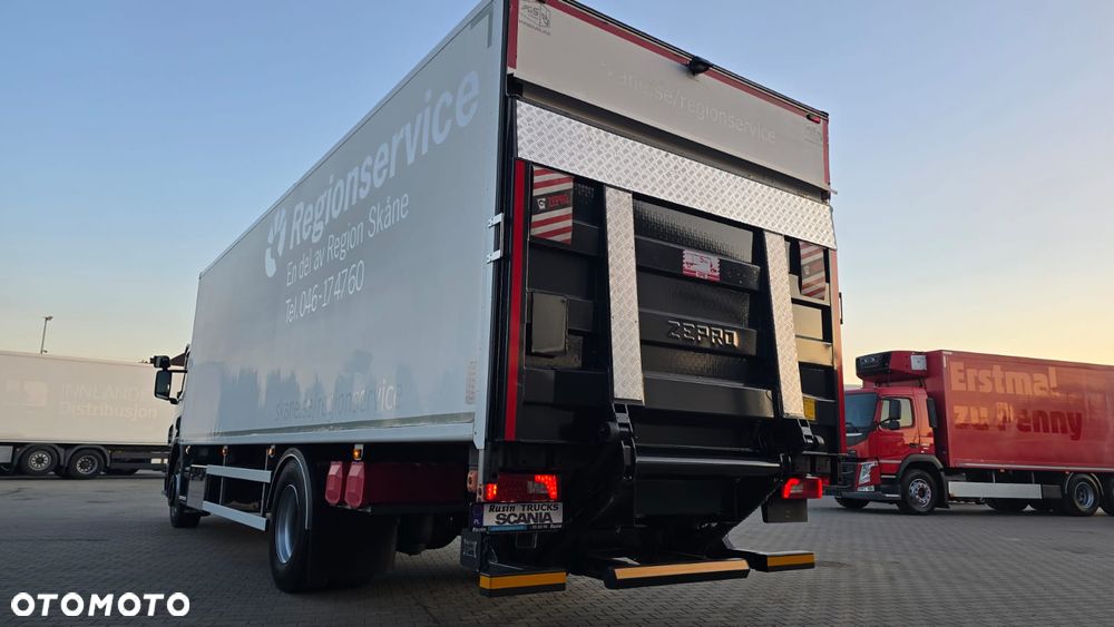 Scania P320 Euro 6 21 palet kontener super stan niski przebieg! kurierka rama do zabudowy laweta - 6