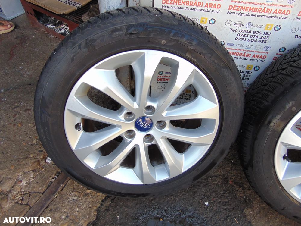 Jante aluminiu Ford Mondeo mk5 S max Kuga Galaxy 3 r17 jante aliaj cu anvelope iarna 215/55/r17 - 6