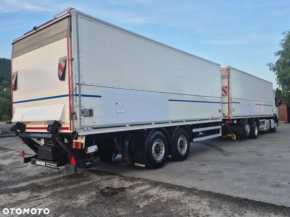 Volvo FM 410 KONTENER + WINDA / PRZYCZEPA TANDEM KRONE + WINDA ZESTAW PRZEJEZDNY - 12