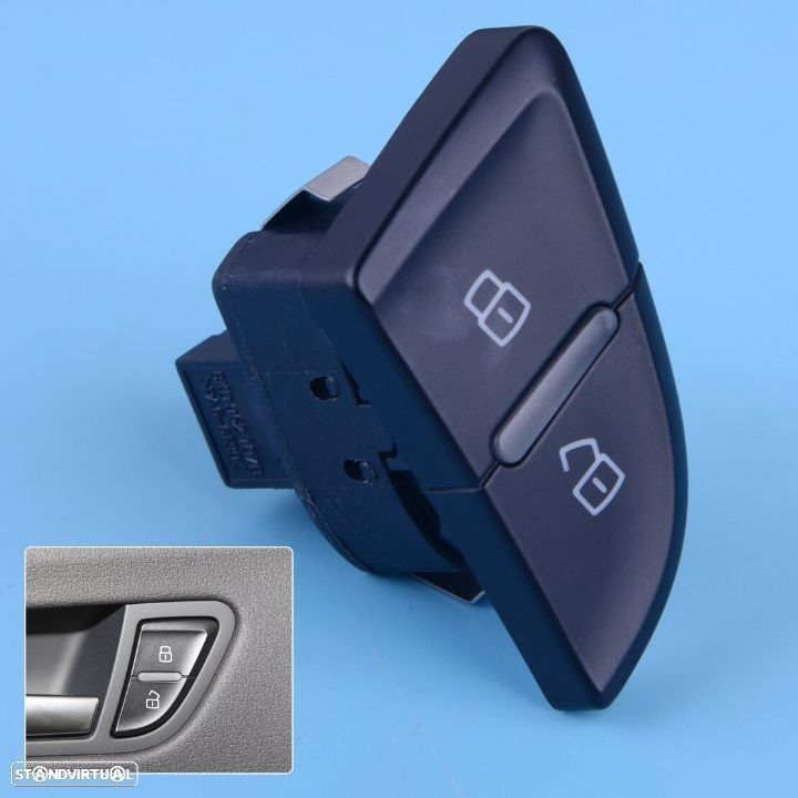 Botão fecho central para Audi A4 B8  e A5    Novo - 1