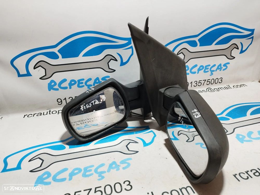 ESPELHO RETROVISOR ESQUERDO DIREITO FORD FIESTA V 5 MK5 2N1117682AN 2S6117683AM MANUAL ESPELHOS RETROVISORES - 5