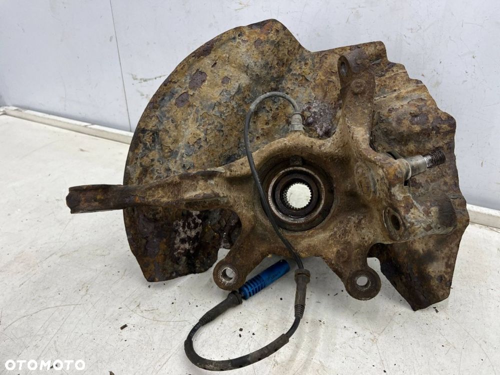 Zwrotnica BMW X5 E53 99-06r. 3.0d 3.0i 4.4i 4.8i piasta lewa przednia czujnik ABS lewy przód - 5