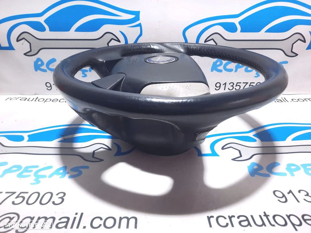 VOLANTE GUIADOR COMPLETO MERCEDES BENZ SLK R170 W170 A1704600003 1704600003 CLK C208 W208 PELE AIRBAG - 7