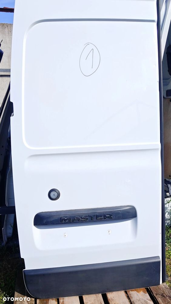 Drzwi LEWE BIAŁE Tył Tylne Wysokie H2 Renault Master Opel III 3 LIFT IV Movano 2010-2024 - 4