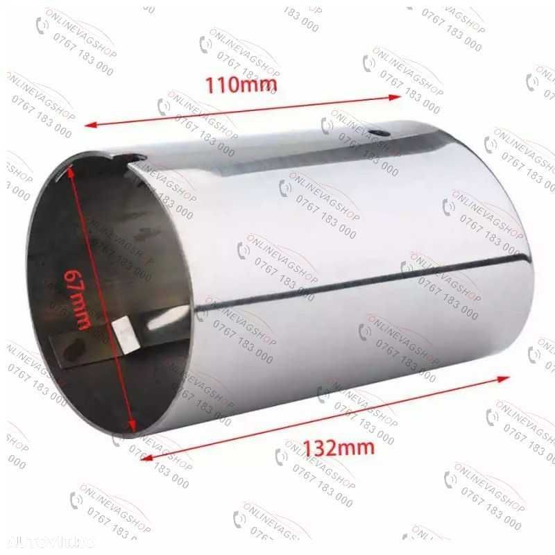 Ornamente crom, tipsuri evacuare (toba) VW Golf, Passat ,Audi , Skoda - 3