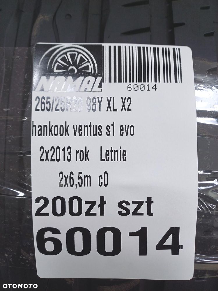 2x 265/25r20 hankook  opony letnie 6,5mm 60014 - 9