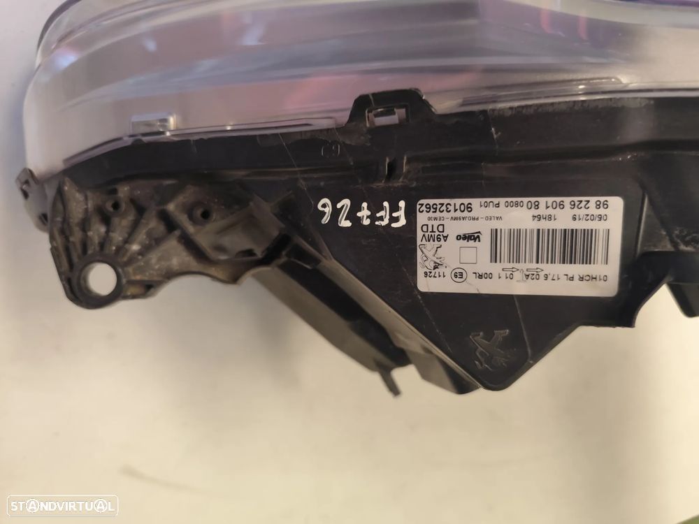 PEUGEOT 208 I FAROL LED DIREITO - FF726 - 6