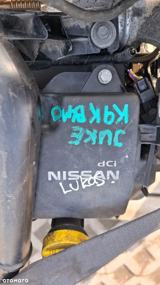 SILNIK KOMPLETNY K9KB410 1.5 DCI NISSAN JUKE F15 2012 OSPRZĘT CONTINENTAL - 9