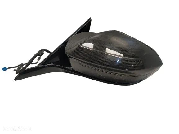 BMW 5 G60 G61 LUSTERKO ZEWNĘTRZNE KAMERA ASFERYCZNE CZUJNIK GRZANE LEWE 9+6+1 PIN CARBON UK ORYGINAŁ