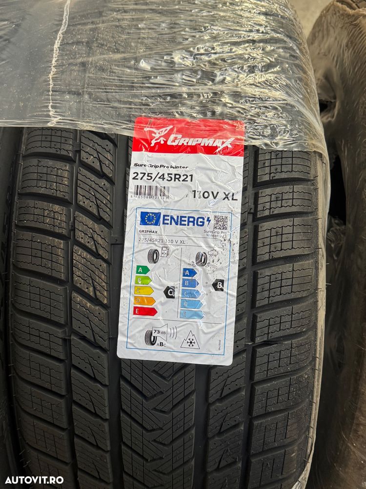 Vând set anvelope 275/45/21-315/40/21 Gripmax de iarnă noi - 2