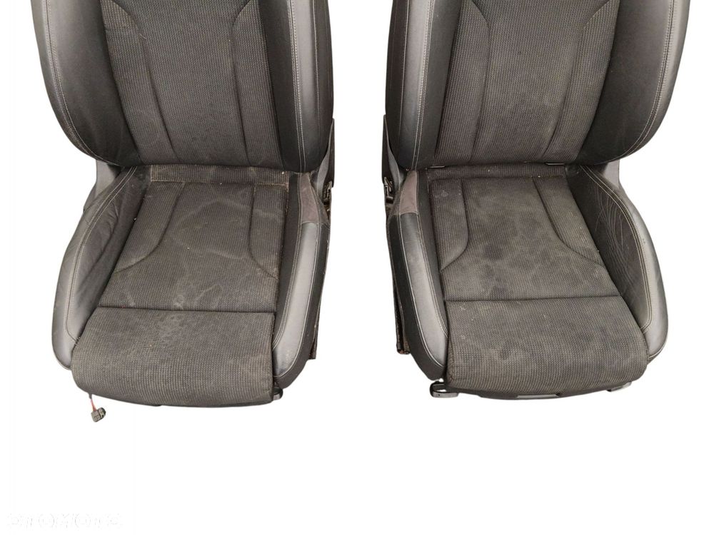 FOTELE KANAPA KOMPLET AUDI Q3 I 8U (2011-2014) PÓŁSKÓRA S-LINE UK - 7
