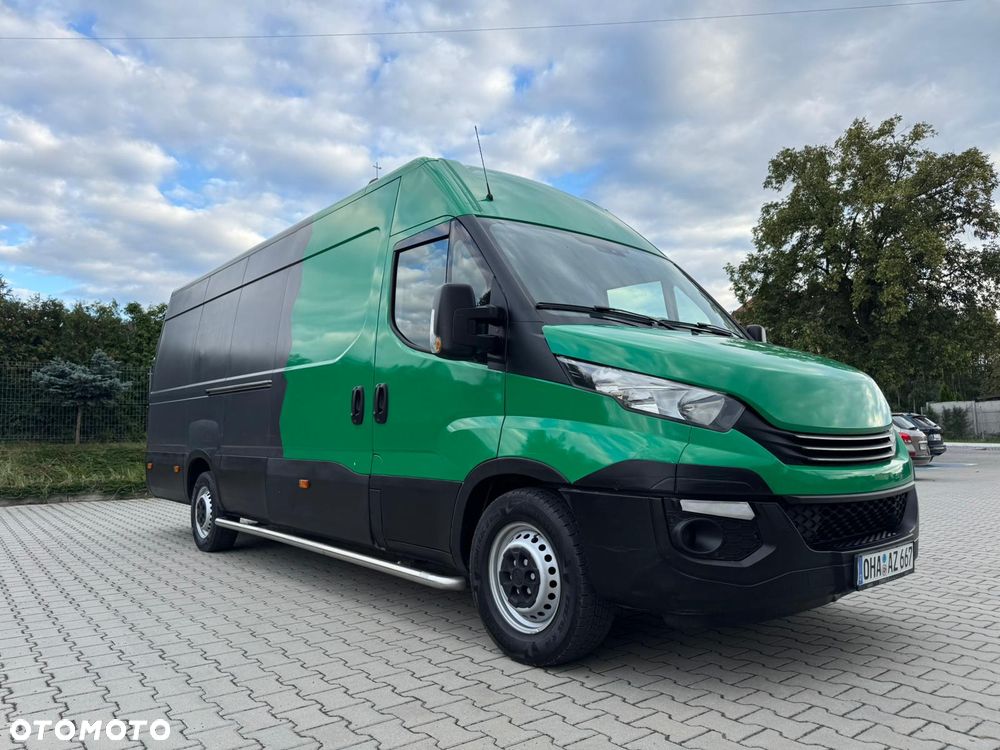 Iveco DAILY 35-160 LIFT MAXI L4H2 Climatronic Elektryka Tempomat Kamera Furgon 3os. Hak Serwis - 1