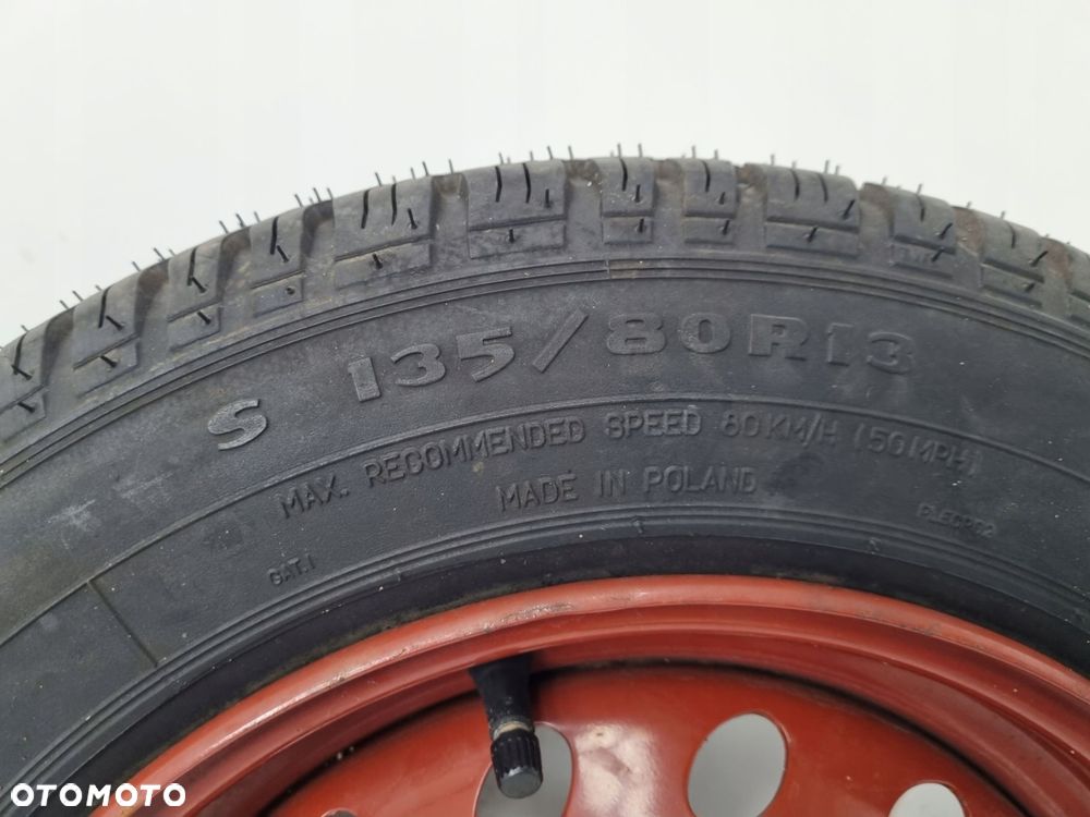 KOŁO DOJAZDOWE Lancia Fiat Panda 135/80 B13 R13 4x98 dojazdówka 4.50BX13H - 8