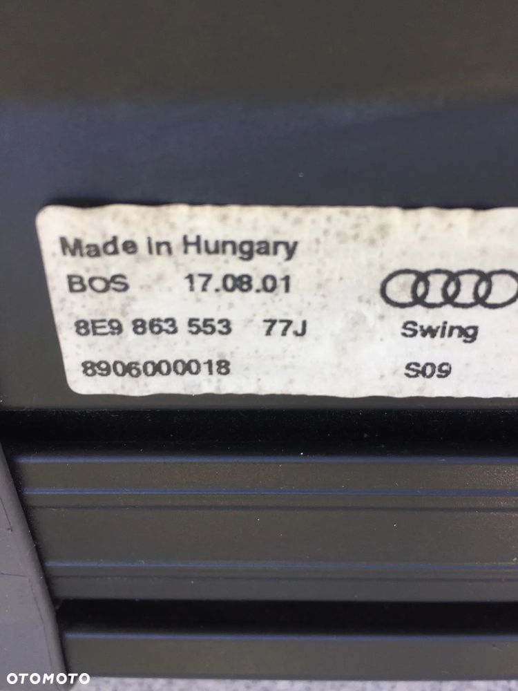 ROLETA SIATKA BAGAŻNIKA AUDI A4 B6 KOMBI SWING SZARA 8E9863553 - 6