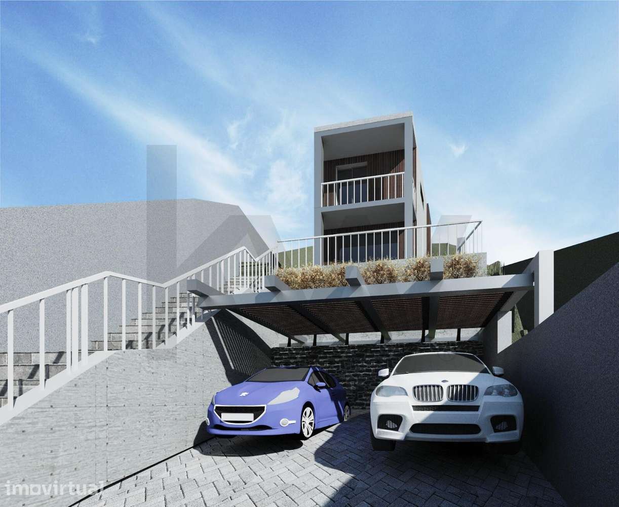 Projeto aprovado | Moradia T2 | Piscina | 2 Estacionamentos | Construç - Grande imagem: 4/33