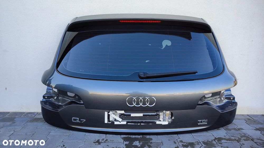AUDI Q7 4L LIFT 09-15R KLAPA BAGAZNIKA S-LINE BIALA LZ7S SZYBA WYCIERACZKA - 1