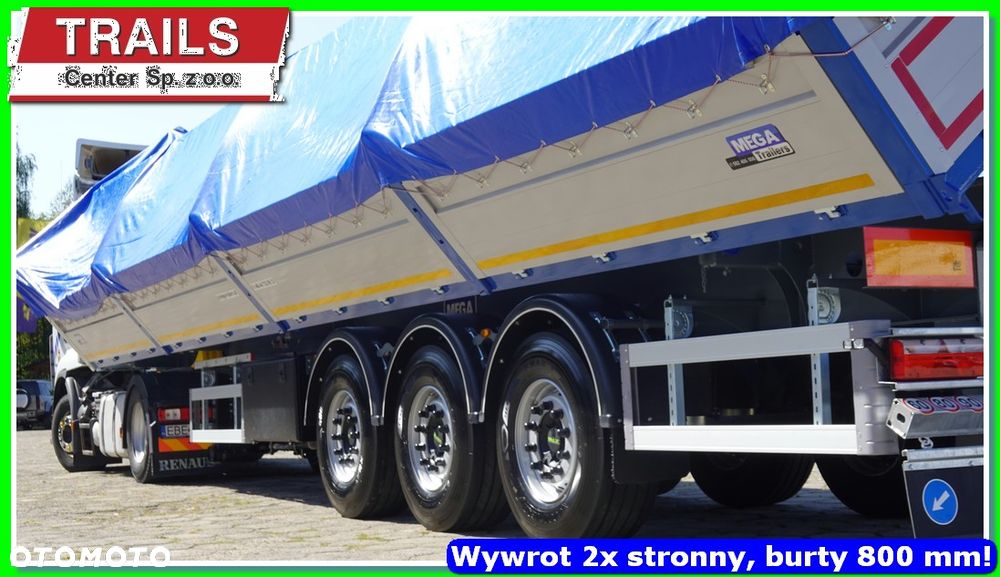 Inny Wywrotka 2x strony, platforma 12,60 m, burty ALUM 600/800 mm !!! - 6