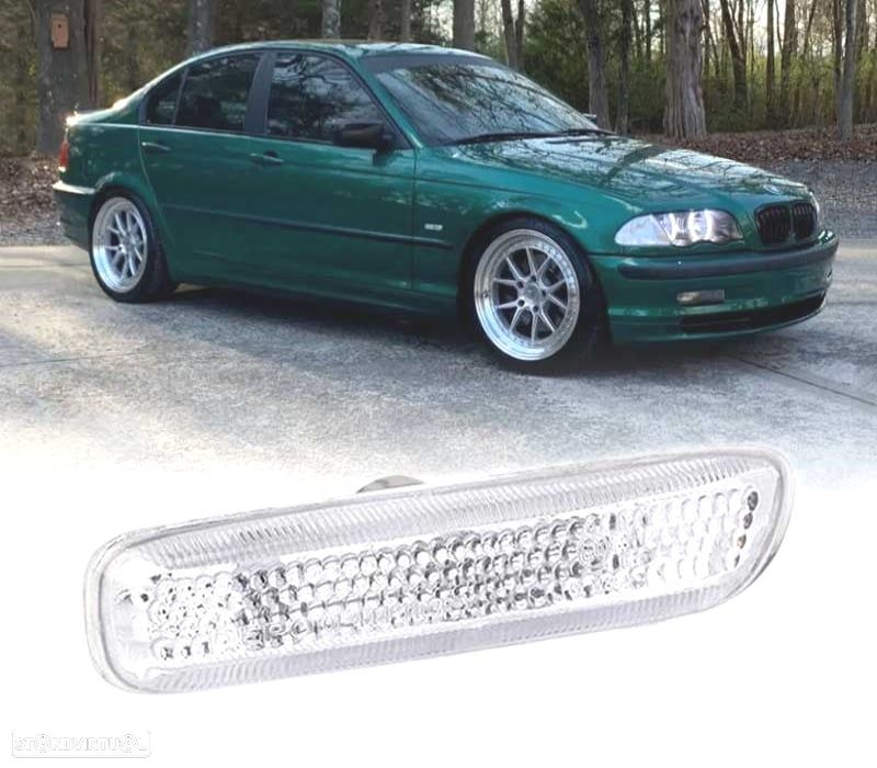 INDICADOR LATERAL DIR PARA BMW E46 98-01 SEDAN TOURING COUPE CABRIO BRANCO - 1